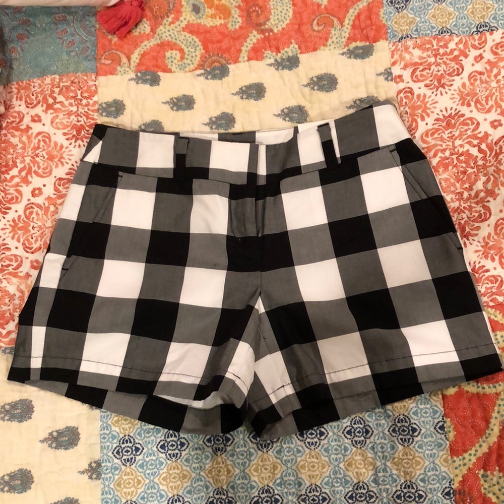 Loft Checkered Shorts